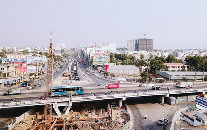 Cận cảnh nút giao thông 3 tầng thứ hai ở Sài Gòn sau khi thông xe hầm chui hơn 500 tỉ đồng