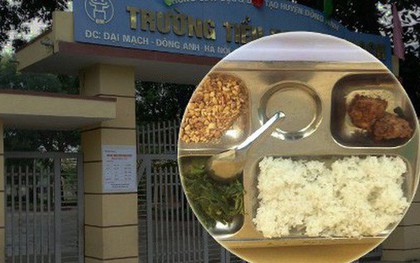 Hà Nội: Thêm một phụ huynh tố bữa trưa trị giá 15.000 đồng của học sinh lớp 2 chỉ có 2 viên chả cùng ít muối vừng