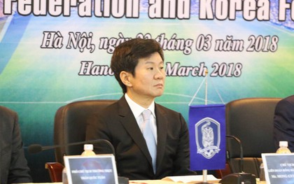 Chủ tịch LĐBĐ Hàn Quốc: Mong bóng đá Việt Nam thành thế lực châu Á