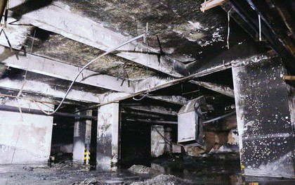 Ớn lạnh hiện trường nơi ngọn lửa bùng phát tại hầm chung cư Carina khiến 13 người tử vong