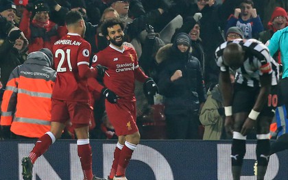 Salah dẫn đầu danh sách Vua phá lưới, Liverpool lên thứ 2