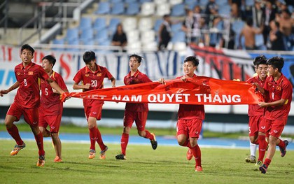 U16 Việt Nam giữ ngôi đầu bảng sau trận đấu với đội bóng Nhật Bản
