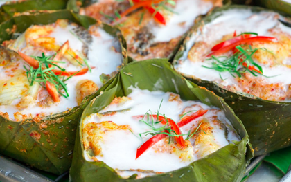 Chỉ với nguyên liệu cá nhưng món Amok của Cambodia rất thu hút thực khách là nhờ bí quyết truyền thống đặc biệt