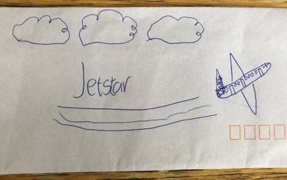 Gửi tâm thư cho hãng hàng không Jetstar, cậu bé 9 tuổi nhận được món quà bất ngờ