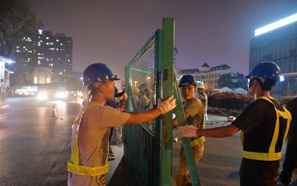 Hà Nội: Bắt đầu rào đường Trường Chinh phục vụ thi công đường vành đai 2