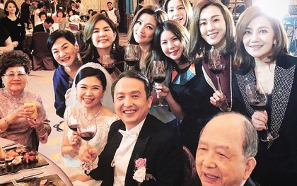 Đám cưới hoành tráng mời nửa showbiz Đài: Cô dâu năm nay đã 54 tuổi