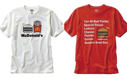 Uniqlo hợp tác với McDonald’s ra mắt bộ áo phông siêu cute, mặc đi ăn sẽ được giảm giá 21.000 đồng