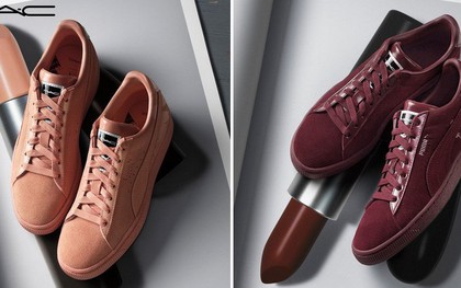 BST sneaker Puma x MAC: đã toàn màu đẹp lại còn tương ứng với màu son đình đám của MAC, hội con gái không thể không mê