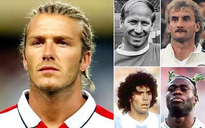 Kiểu tóc râu ngô của Beckham được chọn là biểu tượng của thế giới bóng đá