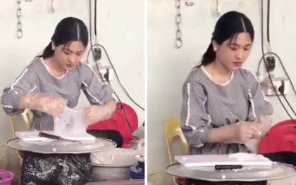 Thiếu nữ Nghệ An phụ mẹ tráng bánh mướt "vụt sáng" trên MXH nhờ 1 clip quay trộm lúc nào không hay!