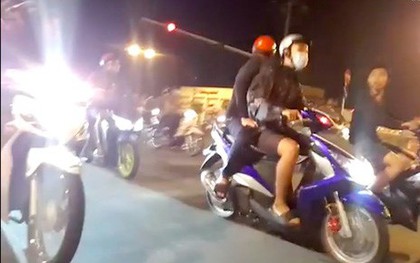Video: Quái xế "bão đêm" náo động khu Hàng Xanh