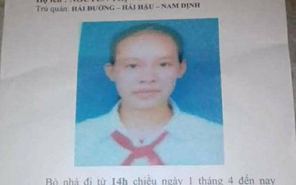 Nam Định: Gia đình hốt hoảng tìm kiếm nữ sinh lớp 9 mất tích bí ẩn cùng người đàn ông lạ mặt