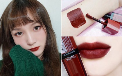 Giống màu đỏ đất đình đám của 3CE đến 90%, son kem lì Bourjois số 33 đang là cây son khiến con gái Việt thương nhớ nhất