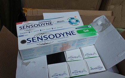 Thu giữ gần 14.000 sản phẩm kem đánh răng Sensodyne nghi giả