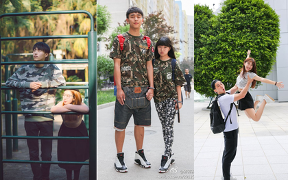 Những cặp đôi "nàng nấm lùn - chàng chót vót" dễ thương khiến netizen Trung Quốc không hết lời khen ngợi