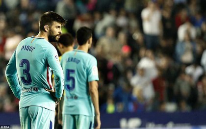 Messi vắng mặt, Barca vỡ mộng bất bại sau trận đấu có tới 9 bàn thắng