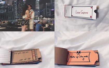 Yêu xa, cô gái nhận được coupon "ưu đãi" toàn những điều ngọt ngào từ bạn trai