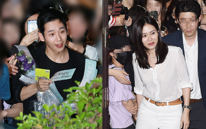 Tiệc mừng công phim "Chị đẹp": Jung Hae In bị biển fan vây kín, Son Ye Jin đẹp bất chấp giữa dàn sao