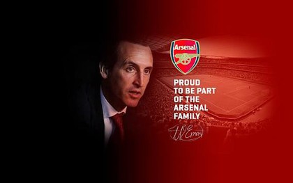 HLV Unai Emery tự hào là một thành viên của gia đình Arsenal