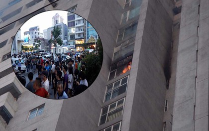 Cháy lớn tại tầng 18 chung cư cao tầng ở Hà Nội, hàng trăm hộ dân phải sơ tán khẩn cấp