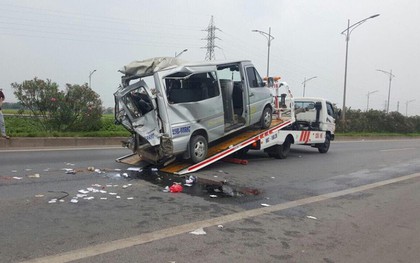 Tai nạn nghiêm trọng trên Cao tốc Hà Nội - Bắc Giang: 2 người tử vong, 6 người khác bị thương