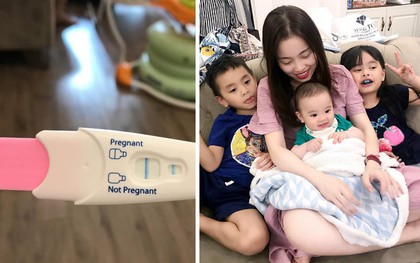 Hằng Túi đăng ảnh “2 vạch”, trở thành hot mom 4 con ở tuổi 31?