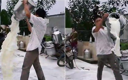 Vợ người nông dân đổ sữa trắng xóa mặt đường ở Nghệ An: “Chúng tôi vẫn nhập sữa bình thường, mức giá bao nhiêu thì chưa biết”