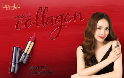 Tinh tế thanh lịch cùng son lì Collagen Lip On Lip Charm