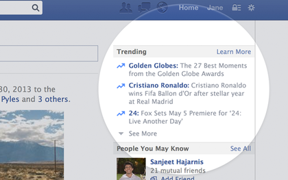 Facebook loại bỏ phần "Trending News" gây tranh cãi trên giao diện của mình