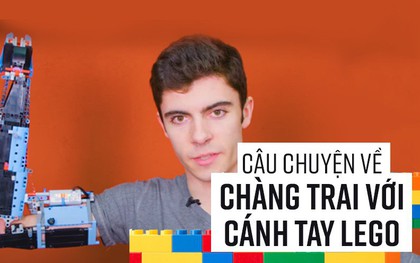 Thanh niên khuyết tật tự lắp tay giả bằng Lego có khả năng chống đẩy như tay xịn