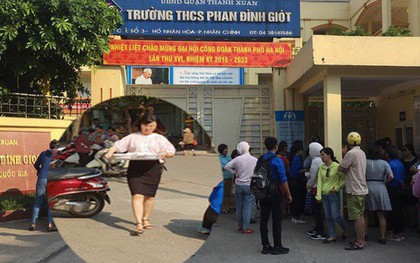 Xác định được người phụ nữ bê phở vào điểm thi trường THCS Phan Đình Giót