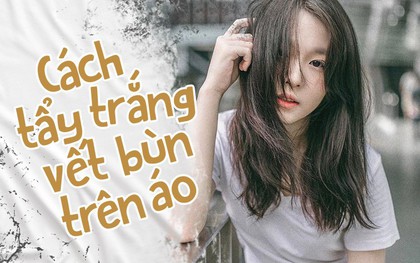 Trong những ngày mưa gió, làm sao để xử lí vết bùn bắn lên áo?