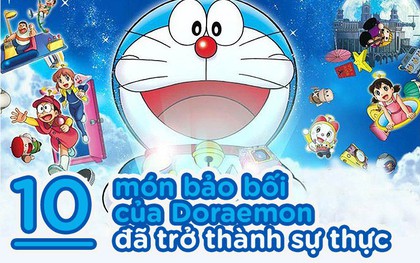 Cứ ngỡ bảo bối của Doraemon chỉ có trong truyện thế mà rất nhiều thứ đã thành hiện thực rồi đó