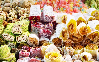 Độc đáo Turkish Delight – món kẹo dẻo ngọt ngào đầy màu sắc từ đất nước Thổ Nhĩ Kỳ