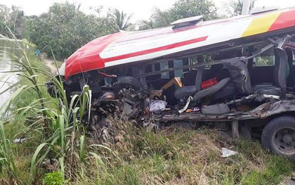 Tai nạn nghiêm trọng trên tuyến tránh Cai Lậy, 9 người bị thương