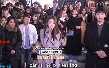Đỉnh cao hát dạo tại Hàn Quốc: "cân" hết những nốt cao, xử lý bài hát chuyên nghiệp còn hơn cả ca sĩ
