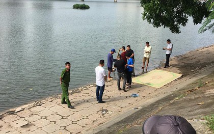 Hà Nội: Đi tập thể dục phát hiện thi thể người phụ nữ mặc váy 2 dây màu đen nổi trên hồ Linh Đàm