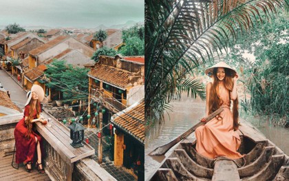 Hotgirl "công chúa tóc mây" gốc Việt check-in Hội An, Trà Vinh với những bức ảnh đẹp đến mê hồn!