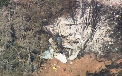 Máy bay quân sự Mỹ cháy rụi sau khi rơi tại Oklahoma