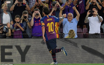 Messi lập cú đúp, Barca thắng tưng bừng ngày khai màn La Liga 2018/19