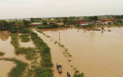 Lũ lụt diện rộng tại Lào, 46 người chết trong tháng 7 và 8