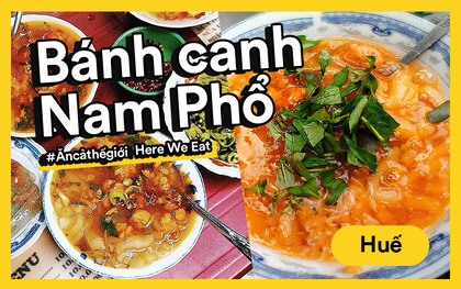 Nếu đến Huế thì đừng quên ăn thử món bánh canh "một mình một vẻ" kiểu này