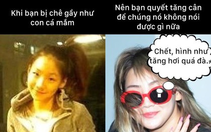 Từ CL thành XL gây sốc, "chị Đại" mũm mĩm của 2NE1 vẫn được netizen yêu thương và mong CL không bị quá stress