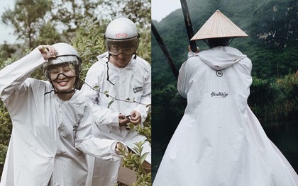 Đúng chuẩn "dân chơi không sợ mưa rơi": Đỗ Vy, Jolie Nguyễn mặc áo mưa đi du lịch mà vẫn ngút ngàn thần thái