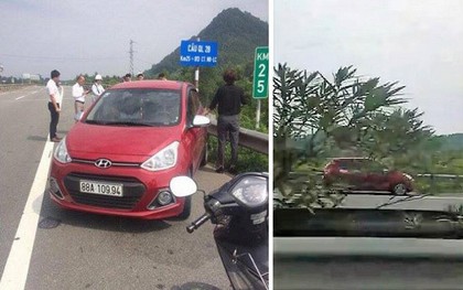 Tước giấy phép lái xe của nữ tài xế chạy ngược chiều vun vút trên cao tốc Nội Bài - Lào Cai