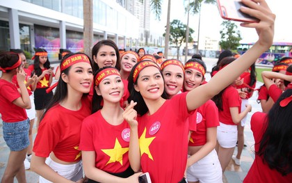 Loạt ảnh selfie hớp hồn fan của thí sinh Hoa hậu Việt Nam 2018