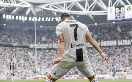 Những con số ấn tượng sau bàn thắng đầu tiên của Ronaldo ở Serie A