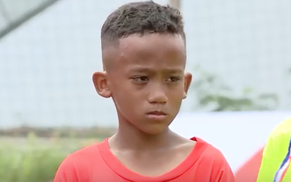 Con trai cầu thủ Đinh Hoàng Max rơi nước mắt khi trượt top 10 "Cầu thủ nhí 2018"