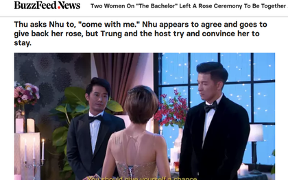 Báo chí và fan quốc tế xôn xao về việc 2 thí sinh nữ "Anh chàng độc thân" tỏ tình cùng nhau