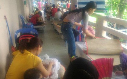 Hàng trăm trẻ nhập viện vì bệnh tay chân miệng